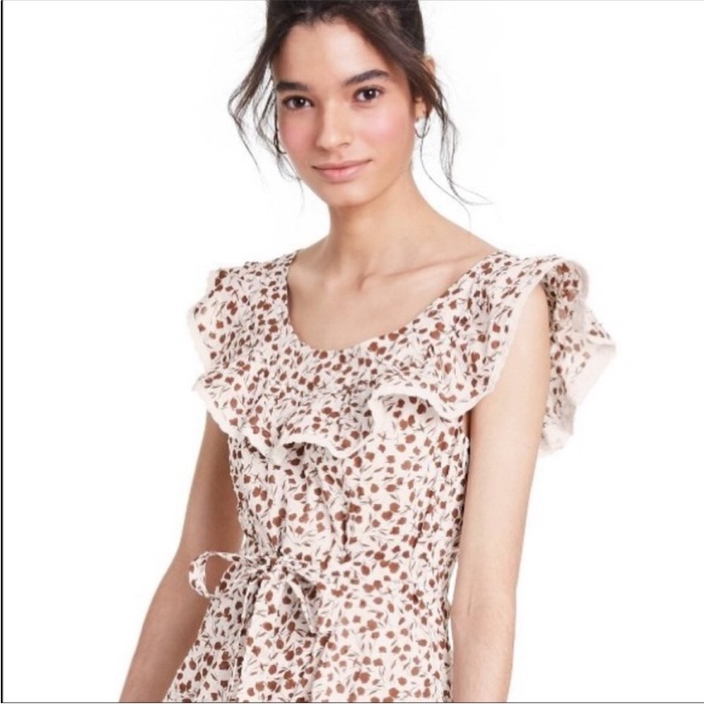 RIXO‎ for Target Floral Midi Dress Size 2X Boho Hippie Wedding Guest
